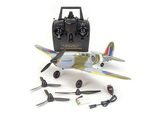 Volantex spitfire 4ch - spitfire, blue